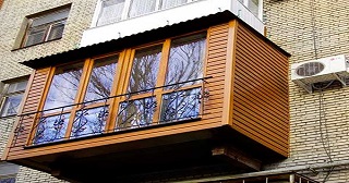 Внешняя отделка балкона Бугульма цена от 1026 руб. м/2.