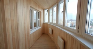 Внутренняя отделка лоджии Бугульма, цена от 206 руб. м2